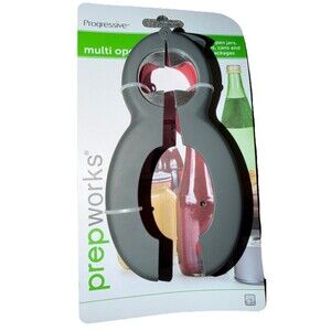 6-in-1 Jar Bottle Lid Opener Tool – Easy Grip Kitchen Aid/ Progressive Prepworks